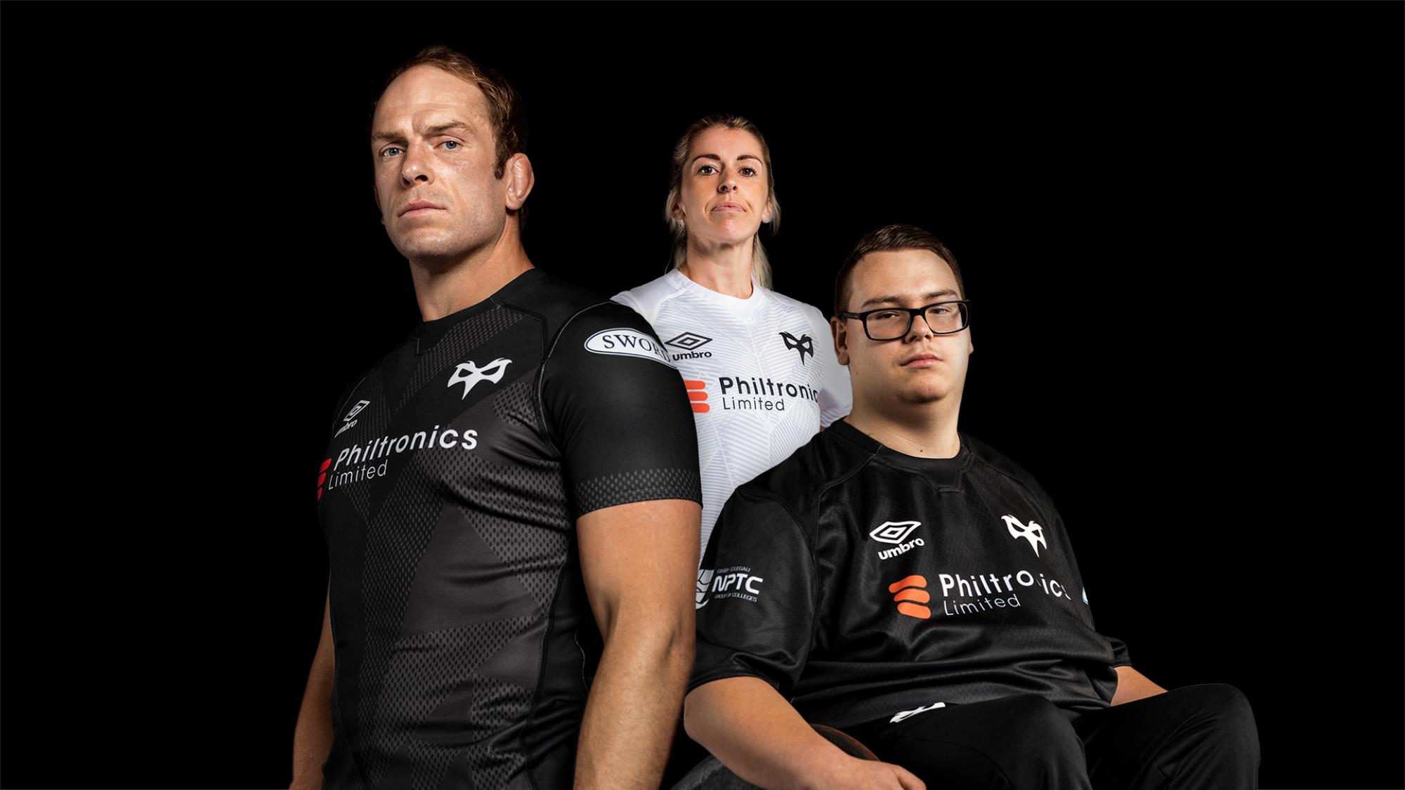 Unveiling of 2021/22 Ospreys kit. Ospreys